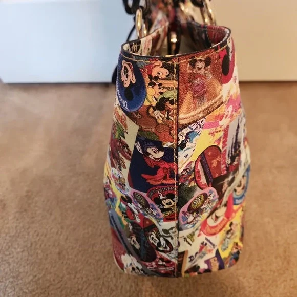 Dooney & Bourke Colorful Disney Collage Tote - Picture 4 of 4